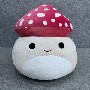 Squishmallows Malcolm the Mushroom Red Spotted Mushroom 16" Plush Toy Super Soft